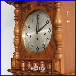 HERMLE Wall TOP HUGE Clock WESTMINSTER CHIME Quality Germany Westminster Vintage