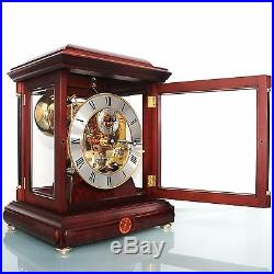 HERMLE Westminster 4 BELLS Mantel TOP! Clock German Translucent High Gloss Chime