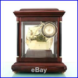 HERMLE Westminster 4 BELLS Mantel TOP! Clock German Translucent High Gloss Chime