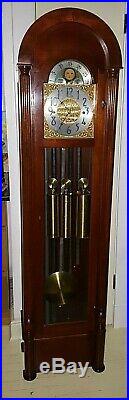 HERSCHEDE GRANDMOTHER CLOCK With WESTMINSTER CHIMES, MODEL 436 C-1960s