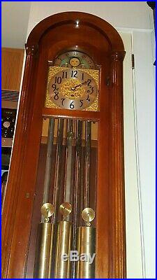 HERSCHEDE GRANDMOTHER CLOCK With WESTMINSTER CHIMES, MODEL 436 C-1960s