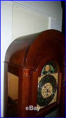 HERSCHEDE GRANDMOTHER CLOCK With WESTMINSTER CHIMES, MODEL 436 C-1960s