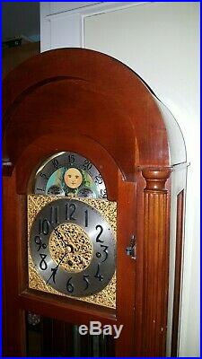 HERSCHEDE GRANDMOTHER CLOCK With WESTMINSTER CHIMES, MODEL 436 C-1960s