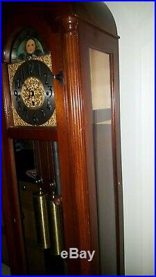 HERSCHEDE GRANDMOTHER CLOCK With WESTMINSTER CHIMES, MODEL 436 C-1960s