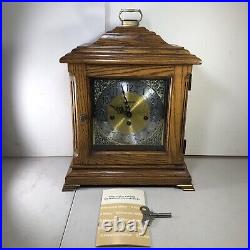 HOWARD MILLER 612-301 Westminster Chime Key Wound Bracket mantel clock With Key