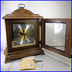 HOWARD MILLER 612-301 Westminster Chime Key Wound Bracket mantel clock With Key