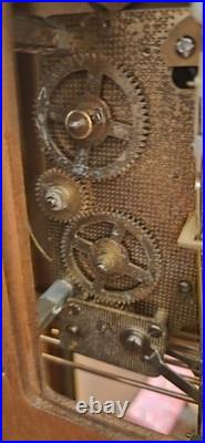 HOWARD MILLER 612-462 WESTMINSTER CHIME WALL CLOCK GERMANY Mini Wall Grandfather HOWARD MILLER 612-462 WESTMINSTER CHIME WALL CLOCK GERMANY Mini Wall Grandfather