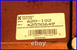 HOWARD MILLER 620-102 QUARTZ PENDULUM CHIMING CLOCK 68th ANNIVERSARY EDITION
