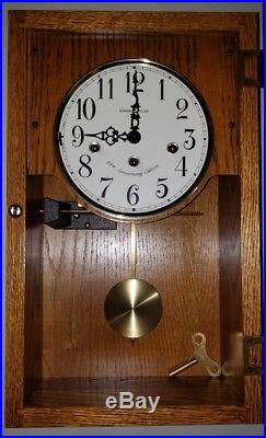 HOWARD MILLER 620-134 69th Anniv Ed Wall Clock Westminster Chime