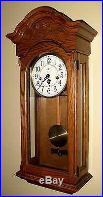 Howard Miller Clock Co. Model 613-100 Westminster Chime 8 Day Wall Clock