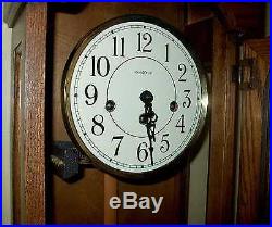 Howard Miller Clock Co. Model 613-100 Westminster Chime 8 Day Wall Clock