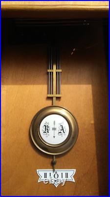 HOWARD MILLER Model #612-462 Westminster Chime Key Wind Pendulum Wall Clock
