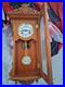 HOWARD MILLER Model Westminster Chime Key Wind Pendulum WALL CLOCK