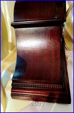 HOWARD MILLER Triple Chime Tambour Mantle Clock HANDSOME! VGC