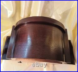 HOWARD MILLER Triple Chime Tambour Mantle Clock HANDSOME! VGC