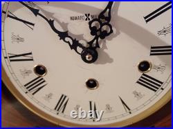 HOWARD MILLER Triple Chime Tambour Mantle Clock HANDSOME! VGC