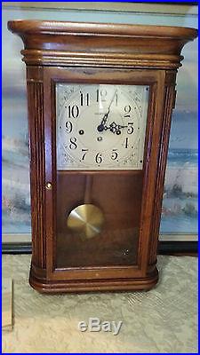 Howard Miller Westminster Chime Wall Clock 613-108 On The Quarter Chimes