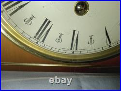 Haid Westminster Mantle Chime Clock 3 Key Two 2 Jewels FOR PARTS / NOT WORKING