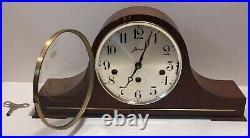 Haid Westminster Mantle Chime Clock 3 Key Two 2 Jewels FOR PARTS / NOT WORKING