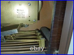 Haid Westminster Mantle Chime Clock 3 Key Two 2 Jewels FOR PARTS / NOT WORKING