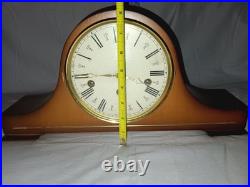 Haid Westminster Mantle Chime Clock 3 Key Two 2 Jewels FOR PARTS / NOT WORKING