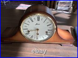 Haid Westminster Mantle Chime Clock 3key2 Jewels Works Great WithKey! West Germany