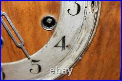 Haller Art Deco style Westminster Chiming Mantel Clock/Working Free Shipping