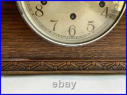 Haller Foreign Brand Clock German Movement Westminster Chimes Tambour Style