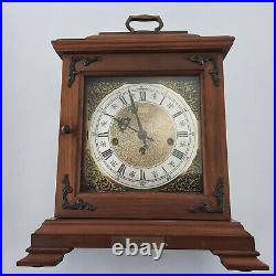 Hamilton 340-020, 2 Jewels West Germany Mantle Clock Westminster Chimes Vintage