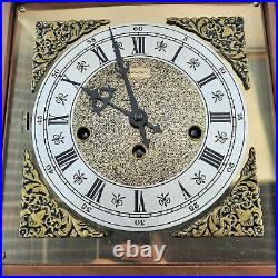 Hamilton 340-020, 2 Jewels West Germany Mantle Clock Westminster Chimes Vintage