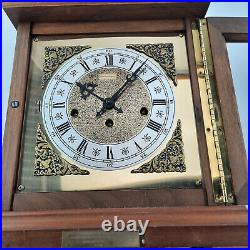 Hamilton 340-020, 2 Jewels West Germany Mantle Clock Westminster Chimes Vintage