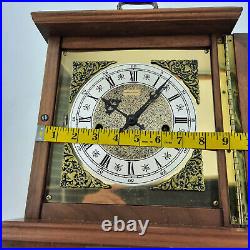 Hamilton 340-020, 2 Jewels West Germany Mantle Clock Westminster Chimes Vintage