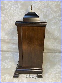 Hamilton Bracket Shelf Clock Key Wind Westminster Chimes Runs Strike & Chimes