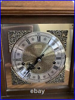 Hamilton Franz Hermle 2 Jewels W. Germany Clock 1050-020 Triple Chimes WithKey