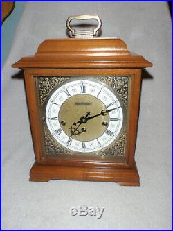 Hamilton Mantel Clock 8 Day Key Wound Westminster Chime Beautiful