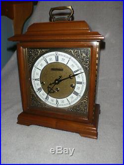 Hamilton Mantel Clock 8 Day Key Wound Westminster Chime Beautiful