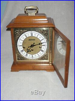 Hamilton Mantel Clock 8 Day Key Wound Westminster Chime Beautiful