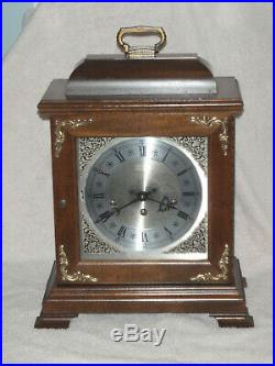 Hamilton Mantel Clock 8 Day Key Wound Westminster Chime Wheatland Model NICE