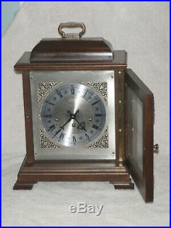 Hamilton Mantel Clock 8 Day Key Wound Westminster Chime Wheatland Model NICE