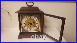 Hamilton Mantel Clock, Westminster Chimes, 340-020 West Germany (2 Jewels) with Ke