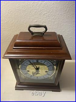 Hamilton Mantel Clock, Westminster Chimes, 340-020 West Germany (2 Jewels) with Ke