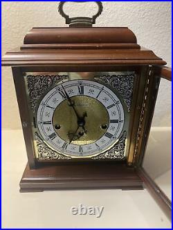 Hamilton Mantel Clock, Westminster Chimes, 340-020 West Germany (2 Jewels) with Ke