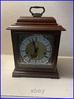 Hamilton Mantel Clock, Westminster Chimes, 340-020 West Germany (2 Jewels) with Ke