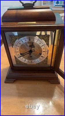 Hamilton Mantel Clock, Westminster Chimes, West Germany with Key 1050-020