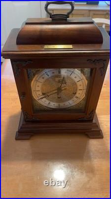 Hamilton Mantel Clock, Westminster Chimes, West Germany with Key 1050-020