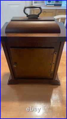 Hamilton Mantel Clock, Westminster Chimes, West Germany with Key 1050-020