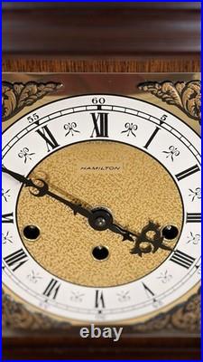Hamilton Mechanical Mantel Clock Westminster Chime German Movement Serviced