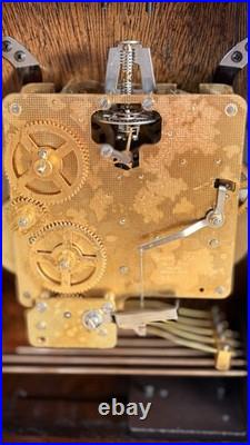 Hamilton Mechanical Mantel Clock Westminster Chime German Movement Serviced