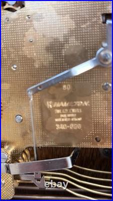 Hamilton Mechanical Mantel Clock Westminster Chime German Movement Serviced
