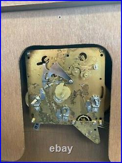 Hamilton Oak Wall Regulator Clock Westminster Chimes Running